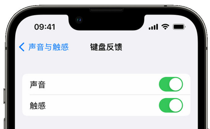 子长苹果手机维修分享iPhone 14触感键盘使用方法 