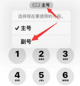 子长苹果14维修店分享iPhone 14 Pro Max使用副卡打电话的方法 